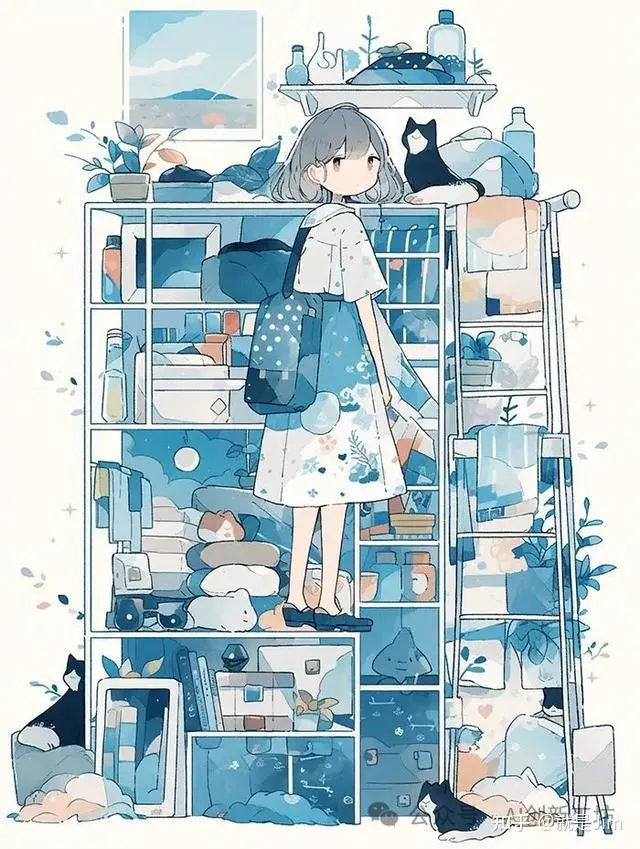 midjourney画水彩线条 midjourney画水彩线条